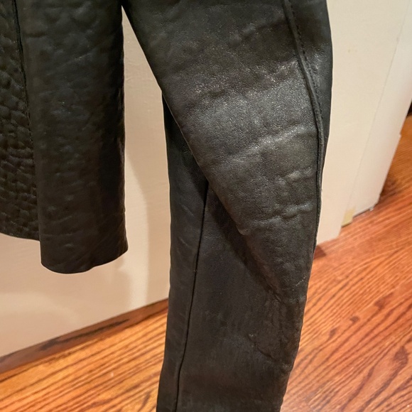 Black Sandro Paris Leather Jacket ,  US 4 - Picture 3 of 13